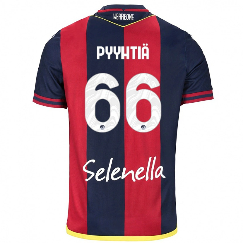 Danxen Women Niklas Pyyhtiä #66 Red Royal Blue Home Jersey 2024/25 T-Shirt