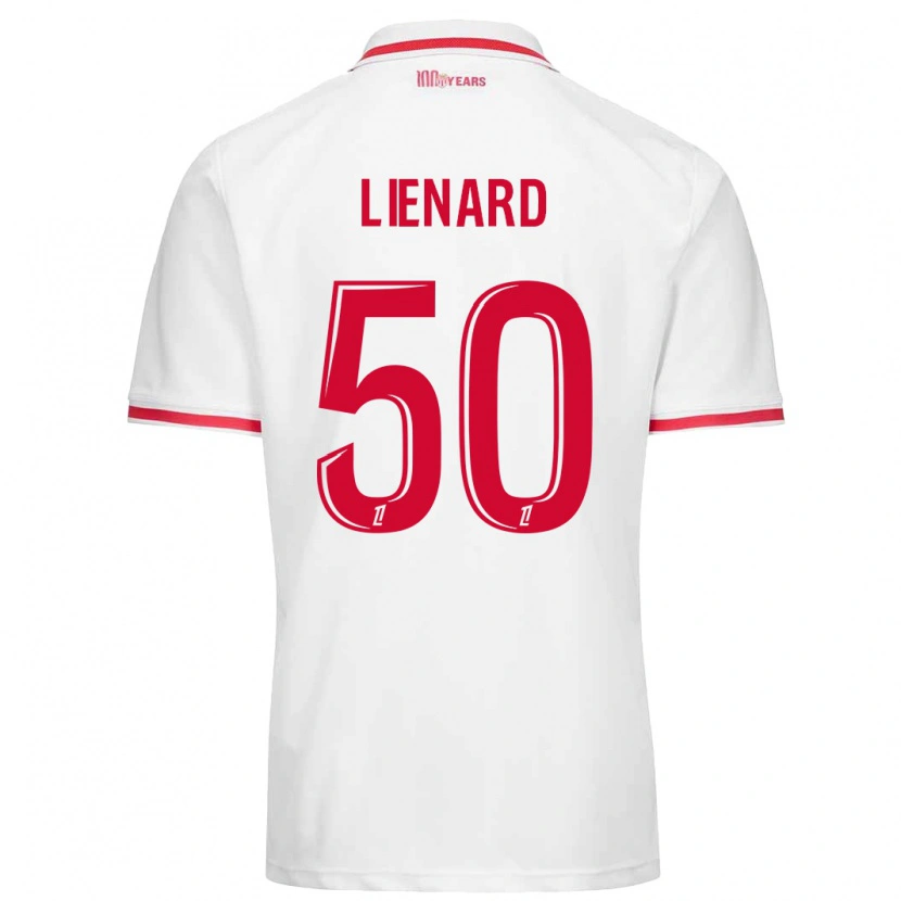 Danxen Women Yann Lienard #50 White Red Home Jersey 2024/25 T-Shirt