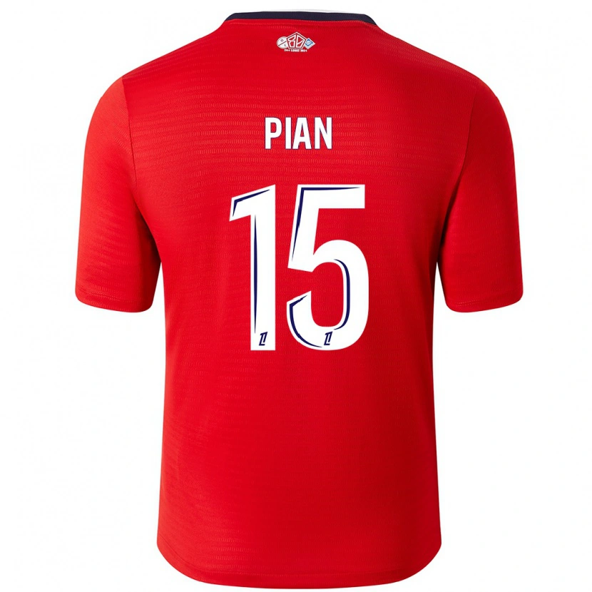 Danxen Women Julie Pian #15 Red White Home Jersey 2024/25 T-Shirt