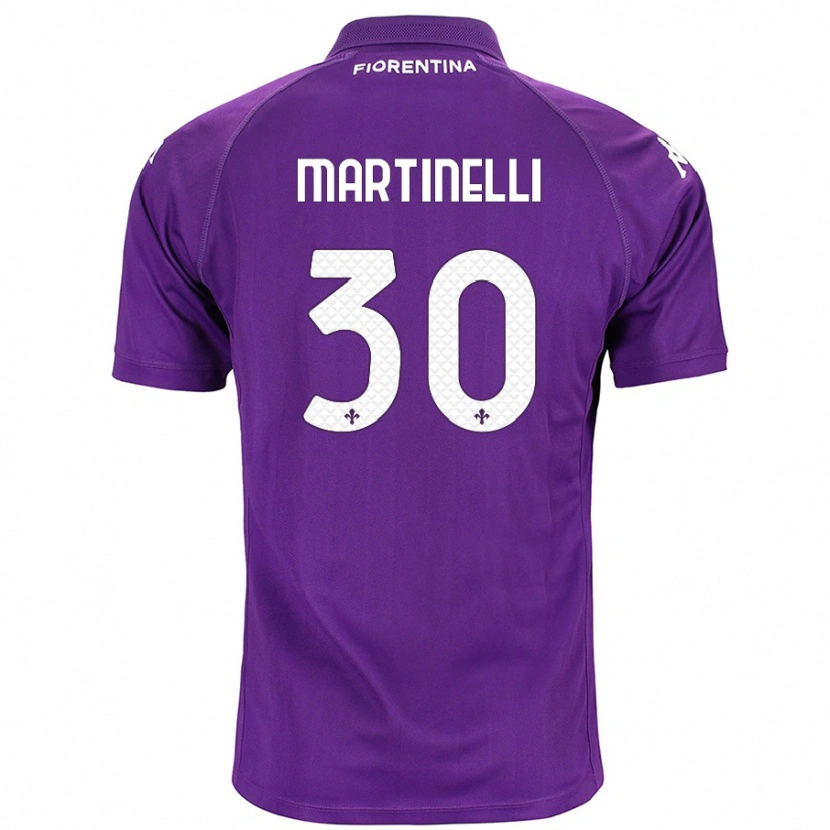 Danxen Women Tommaso Martinelli #30 Purple Home Jersey 2024/25 T-Shirt