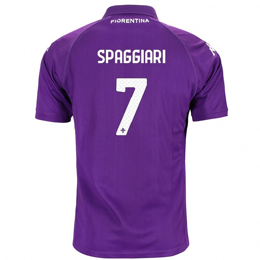 Danxen Women Riccardo Spaggiari #7 Purple Home Jersey 2024/25 T-Shirt