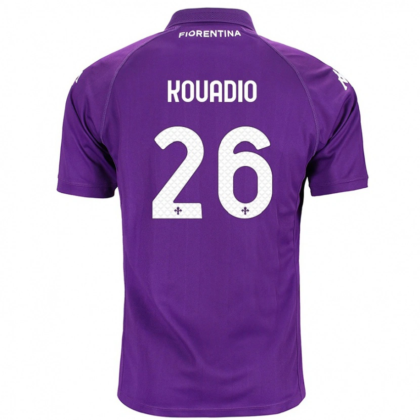 Danxen Women Eddy Kouadio #26 Purple Home Jersey 2024/25 T-Shirt