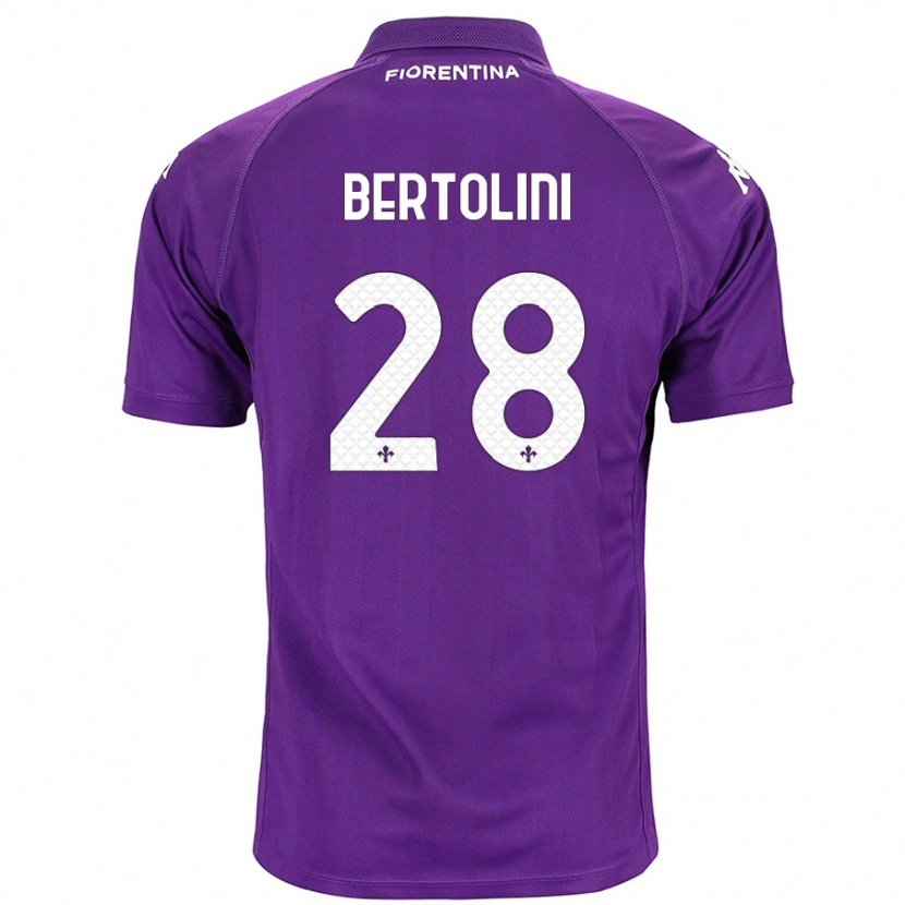 Danxen Women Gabriele Bertolini #28 Purple Home Jersey 2024/25 T-Shirt