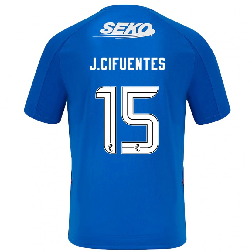 Danxen Women José Cifuentes #15 Dark Blue Home Jersey 2024/25 T-Shirt