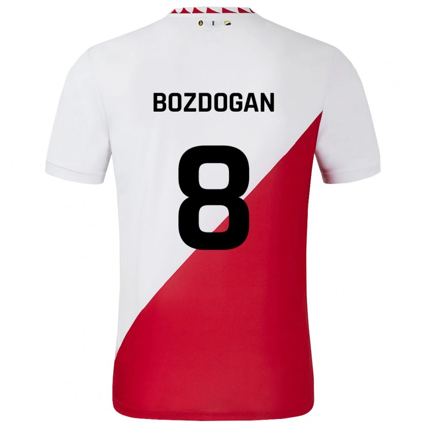 Danxen Women Can Bozdogan #8 White Red Home Jersey 2024/25 T-Shirt