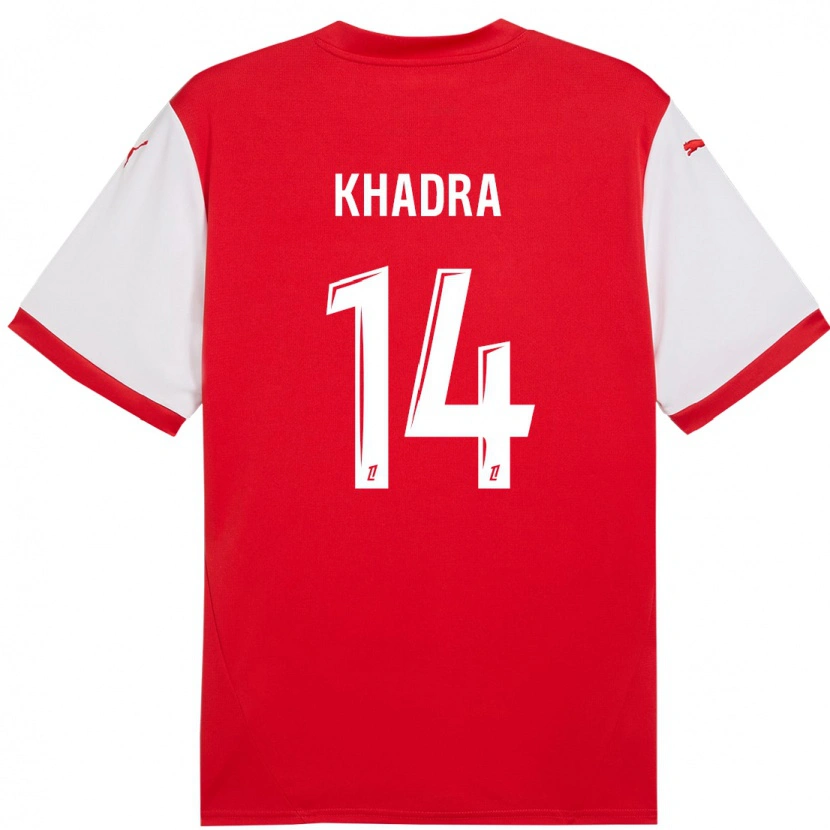 Danxen Women Reda Khadra #14 Red White Home Jersey 2024/25 T-Shirt