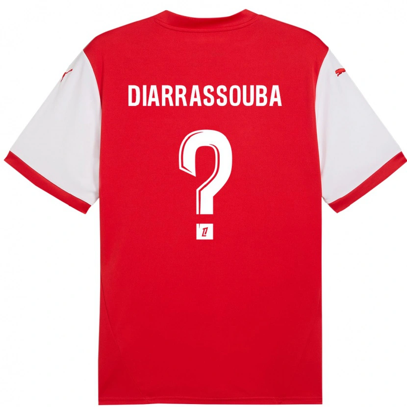 Danxen Women Tidiane Diarrassouba #0 Red White Home Jersey 2024/25 T-Shirt