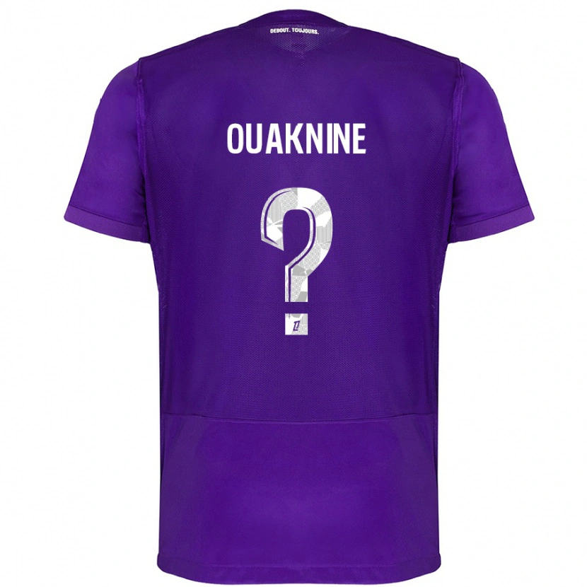 Danxen Women Jules Ouaknine #0 Purple White Home Jersey 2024/25 T-Shirt