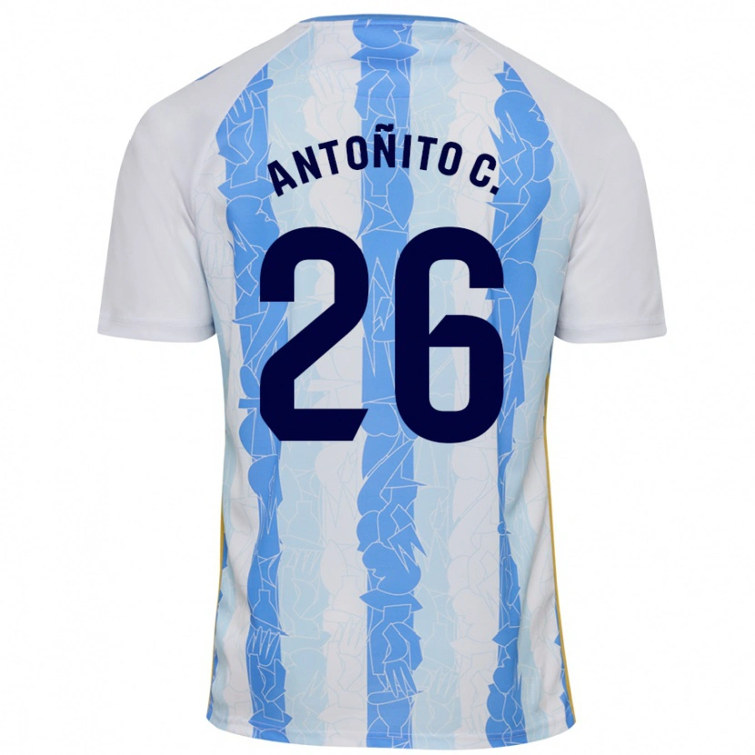 Danxen Women Antonio Cordero #26 White Blue Home Jersey 2024/25 T-Shirt