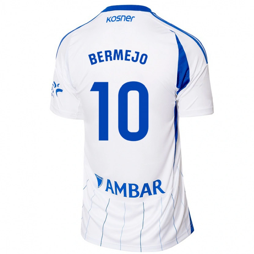 Danxen Women Sergio Bermejo #10 Red White Home Jersey 2024/25 T-Shirt