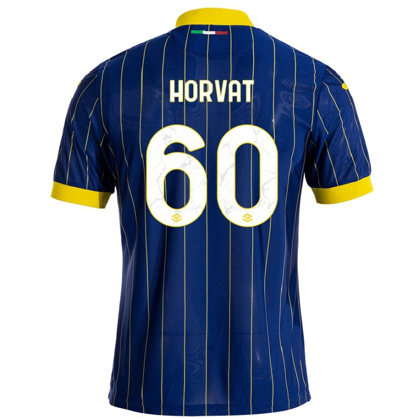 Danxen Women Mihaela Horvat #60 Blue Yellow Home Jersey 2024/25 T-Shirt