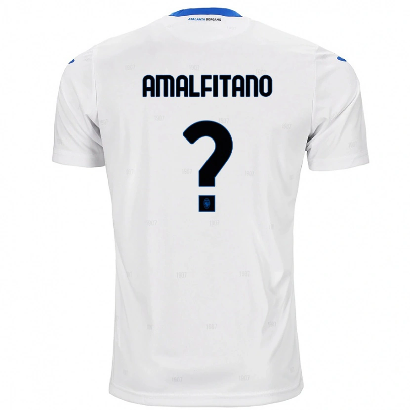 Danxen Women Nicolò Amalfitano #0 White Away Jersey 2024/25 T-Shirt