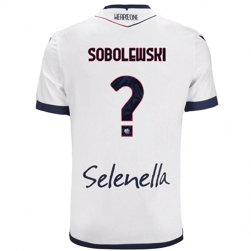 Danxen Women Konrad Sobolewski #0 White Royal Blue Away Jersey 2024/25 T-Shirt