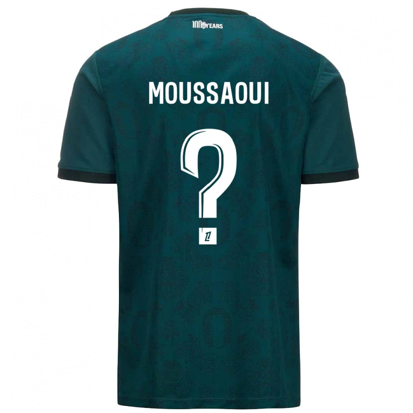 Danxen Women Wassim Moussaoui #0 Dark Green Away Jersey 2024/25 T-Shirt