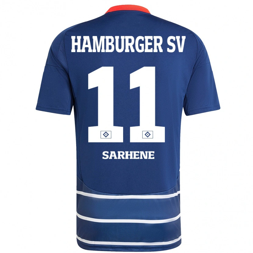 Danxen Women Clement Nana-Sarhene #11 Dark Blue Away Jersey 2024/25 T-Shirt