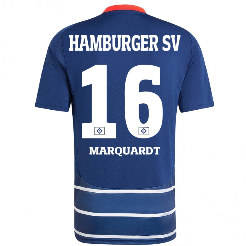 Danxen Women Dana Marquardt #16 Dark Blue Away Jersey 2024/25 T-Shirt