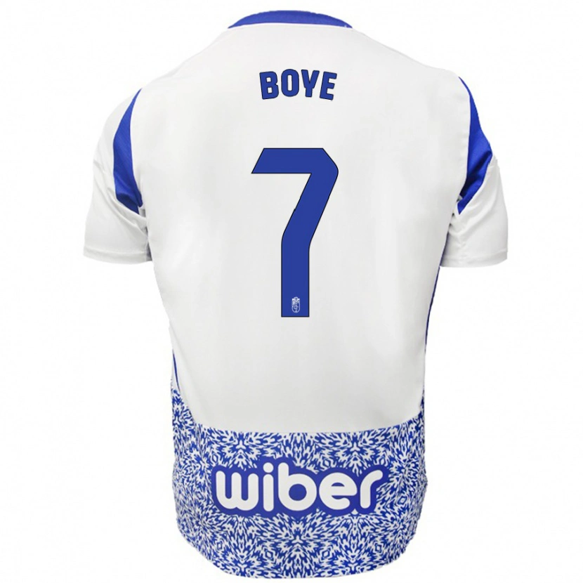 Danxen Women Lucas Boyé #7 White Blue Away Jersey 2024/25 T-Shirt