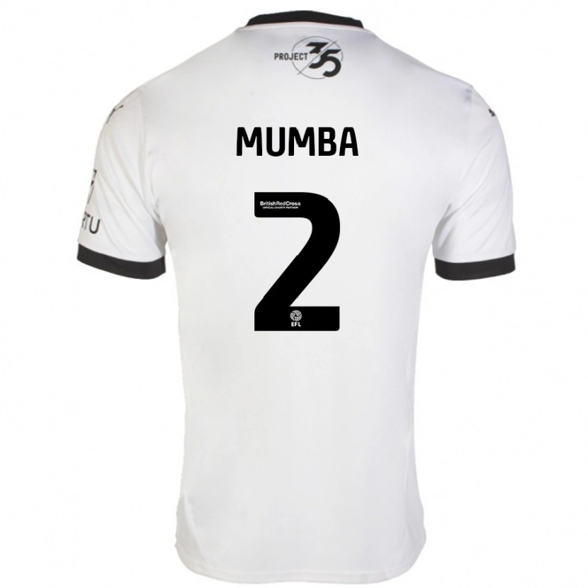 Danxen Women Bali Mumba #2 White Black Away Jersey 2024/25 T-Shirt