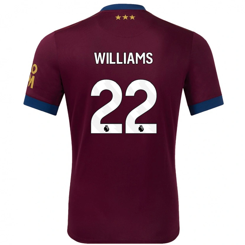 Danxen Women Evie Williams #22 Brown Away Jersey 2024/25 T-Shirt