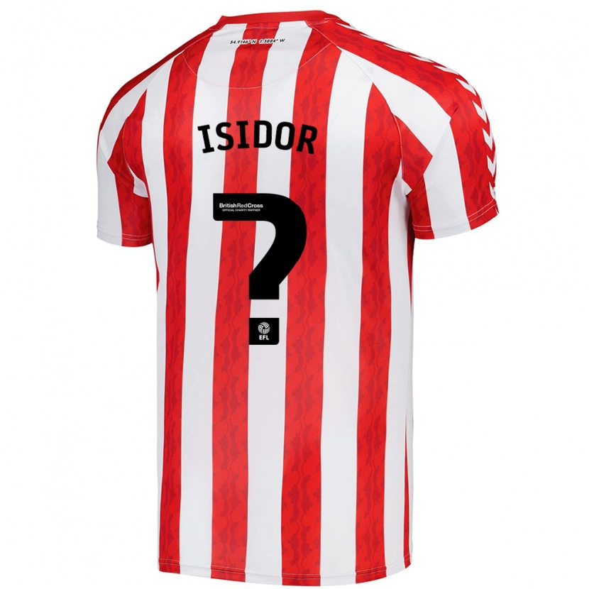 Danxen Kid Wilson Isidor #0 Red White Home Jersey 2024/25 T-Shirt