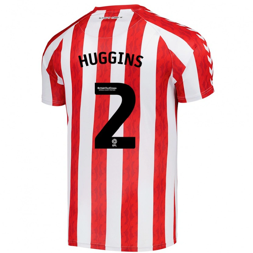 Danxen Kid Niall Huggins #2 Red White Home Jersey 2024/25 T-Shirt