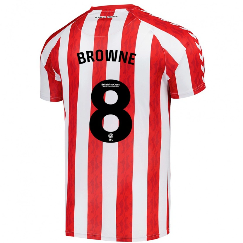 Danxen Kid Alan Browne #8 Red White Home Jersey 2024/25 T-Shirt