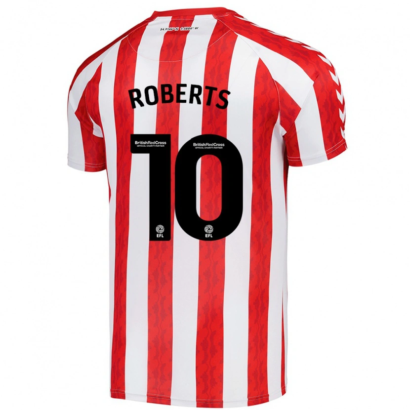 Danxen Kid Patrick Roberts #10 Red White Home Jersey 2024/25 T-Shirt