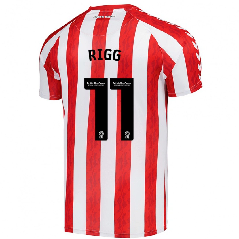 Danxen Kid Chris Rigg #11 Red White Home Jersey 2024/25 T-Shirt