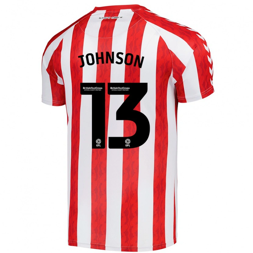 Danxen Kid Zak Johnson #13 Red White Home Jersey 2024/25 T-Shirt