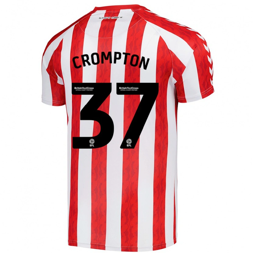 Danxen Kid Ben Crompton #37 Red White Home Jersey 2024/25 T-Shirt