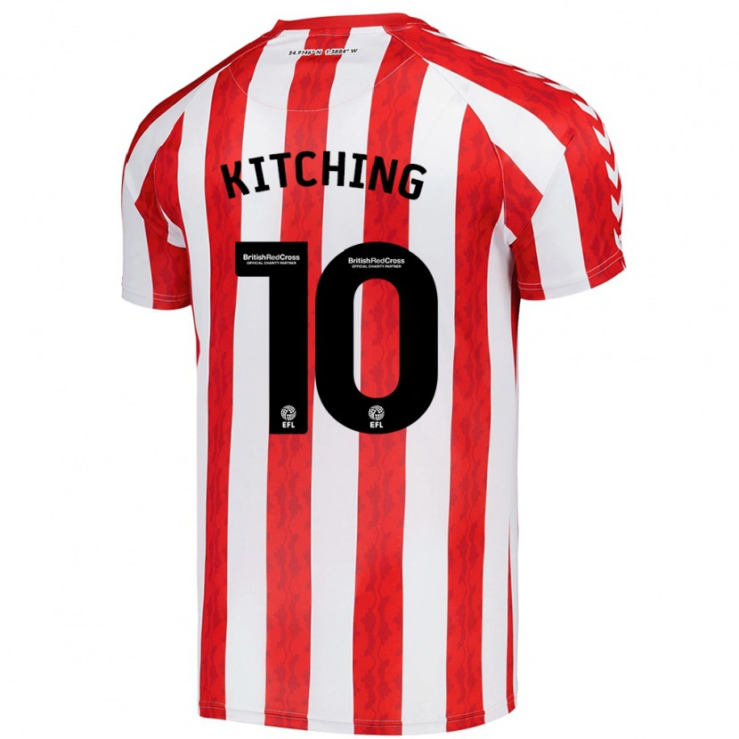 Danxen Kid Katie Kitching #10 Red White Home Jersey 2024/25 T-Shirt