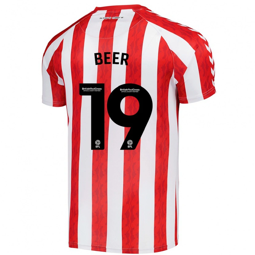 Danxen Kid Megan Beer #19 Red White Home Jersey 2024/25 T-Shirt