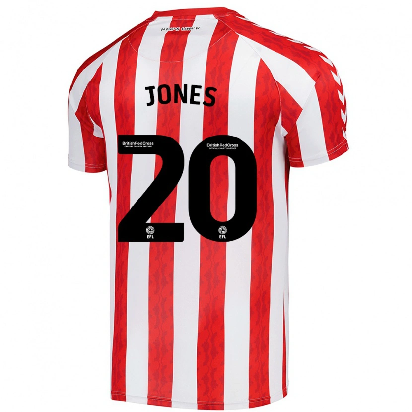 Danxen Kid Ellen Jones #20 Red White Home Jersey 2024/25 T-Shirt