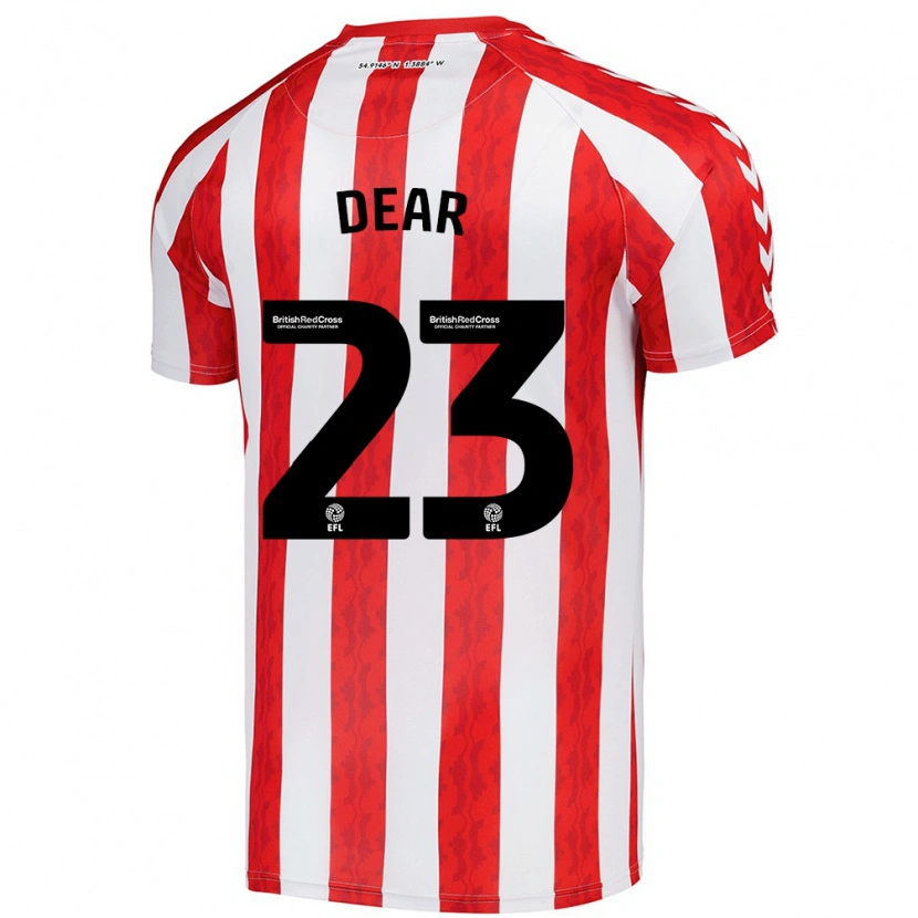 Danxen Kid Jenna Dear #23 Red White Home Jersey 2024/25 T-Shirt