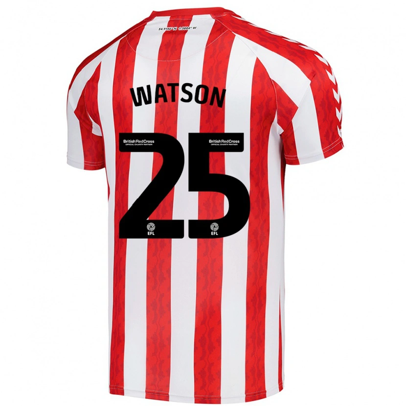 Danxen Kid Katy Watson #25 Red White Home Jersey 2024/25 T-Shirt