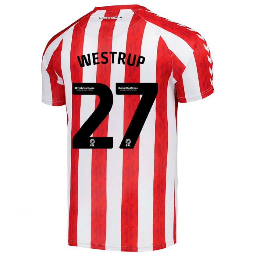 Danxen Kid Brianna Westrup #27 Red White Home Jersey 2024/25 T-Shirt