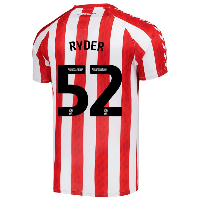 Danxen Kid Joe Ryder #52 Red White Home Jersey 2024/25 T-Shirt