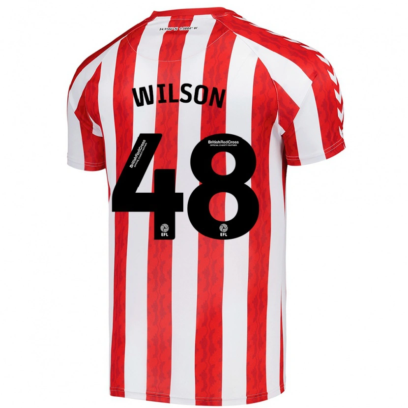 Danxen Kid Callum Wilson #48 Red White Home Jersey 2024/25 T-Shirt