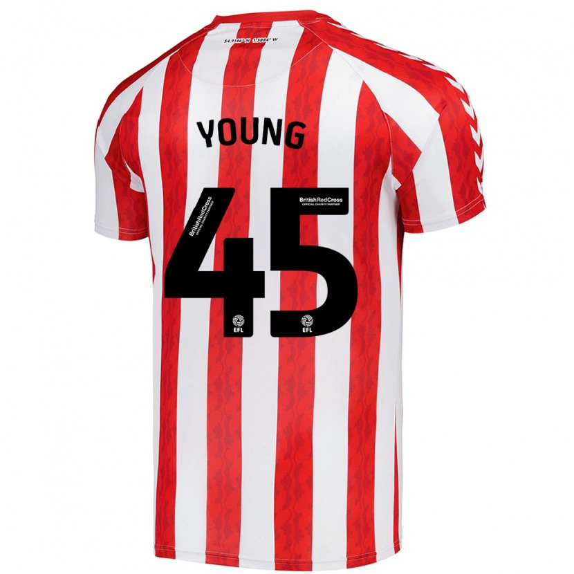 Danxen Kid Matthew Young #45 Red White Home Jersey 2024/25 T-Shirt