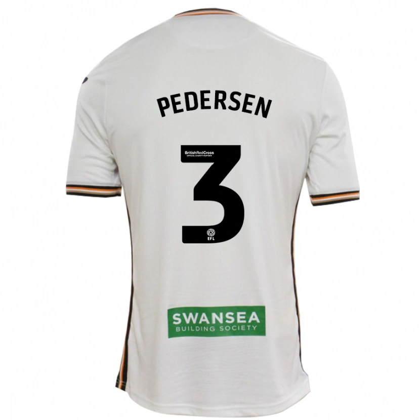 Danxen Kid Kristian Pedersen #3 White Home Jersey 2024/25 T-Shirt