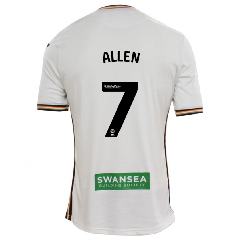 Danxen Kid Joe Allen #7 White Home Jersey 2024/25 T-Shirt