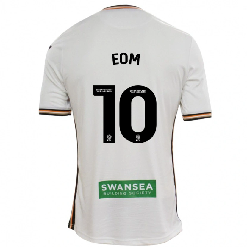 Danxen Kid Ji-Sung Eom #10 White Home Jersey 2024/25 T-Shirt