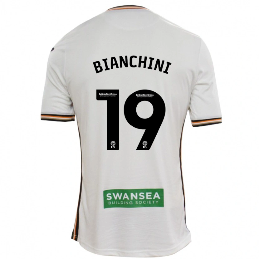 Danxen Kid Florian Bianchini #19 White Home Jersey 2024/25 T-Shirt