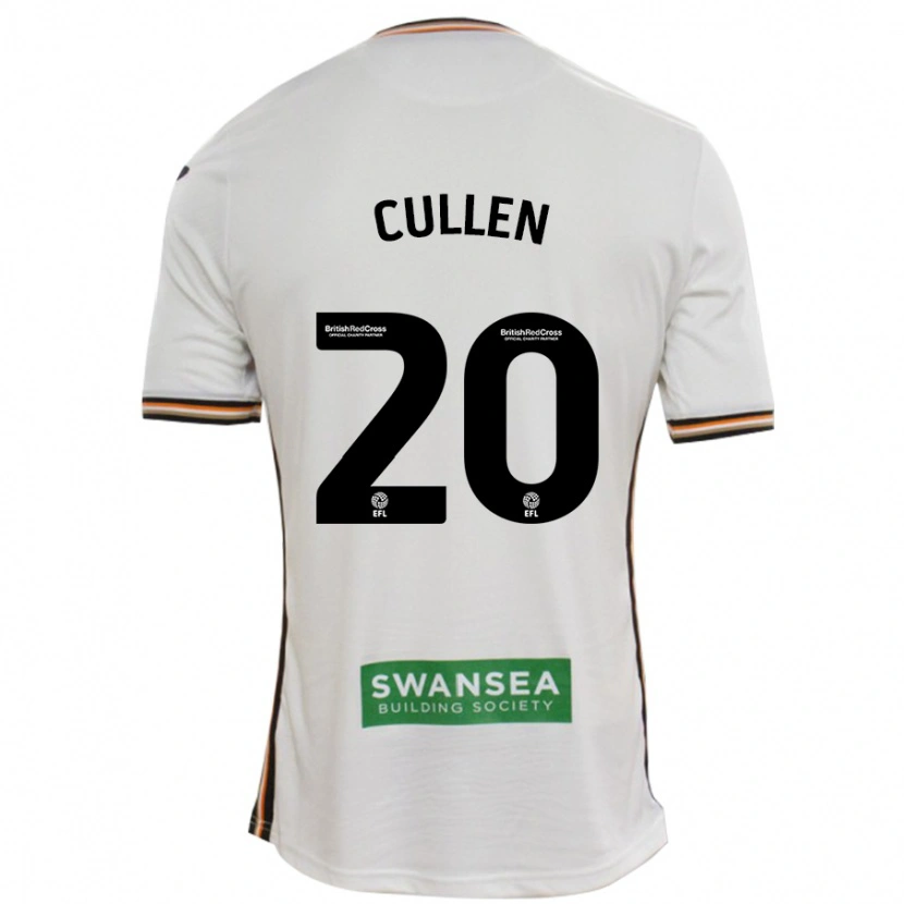 Danxen Kid Liam Cullen #20 White Home Jersey 2024/25 T-Shirt