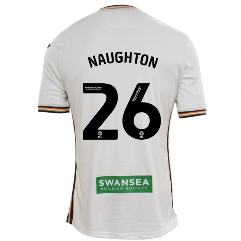 Danxen Kid Kyle Naughton #26 White Home Jersey 2024/25 T-Shirt