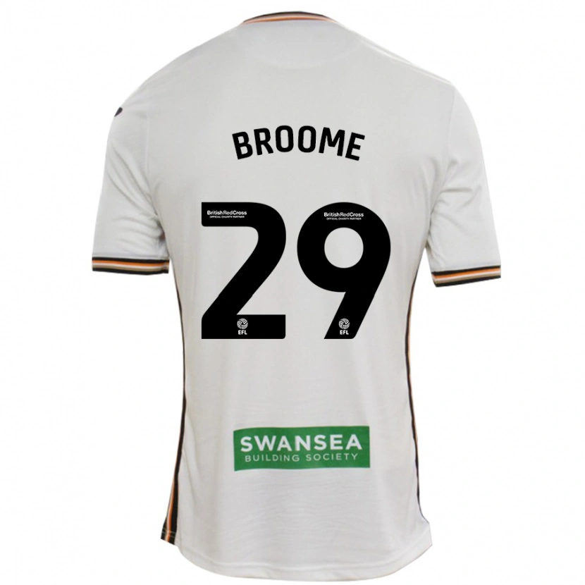 Danxen Kid Nathan Broome #29 White Home Jersey 2024/25 T-Shirt