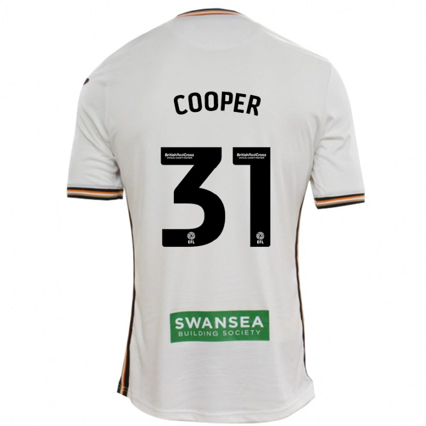 Danxen Kid Oliver Cooper #31 White Home Jersey 2024/25 T-Shirt