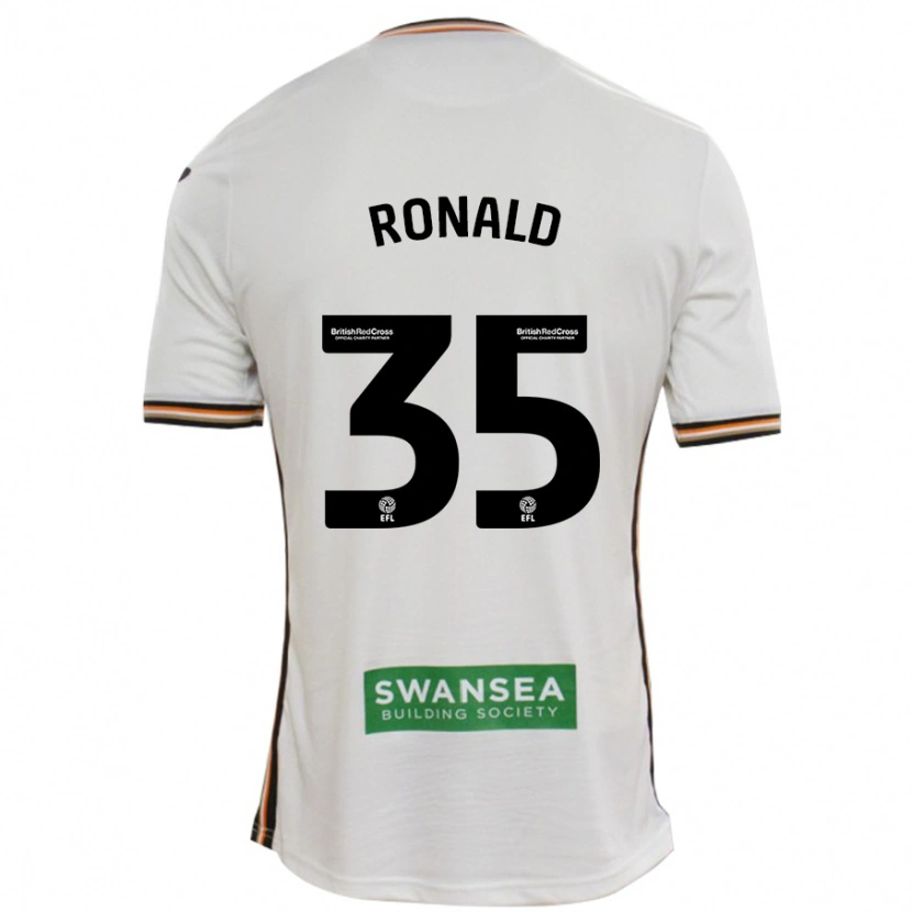 Danxen Kid Ronald #35 White Home Jersey 2024/25 T-Shirt