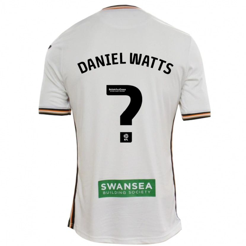 Danxen Kid Daniel Watts #0 White Home Jersey 2024/25 T-Shirt