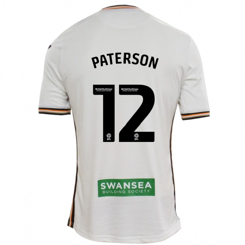 Danxen Kid Jamie Paterson #12 White Home Jersey 2024/25 T-Shirt